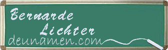 Bernarde Lichter Visitenkarte